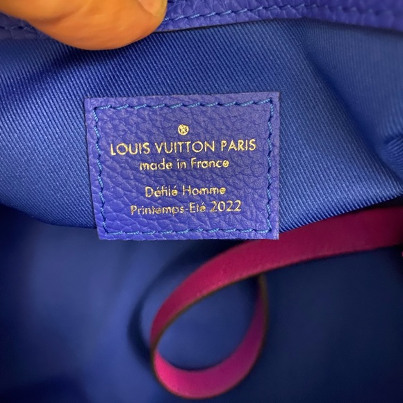 Keepall 50 Tau.Mng BL Rose Bull Calf Leather Weekend/Travel Bag - Picture 11 of 12